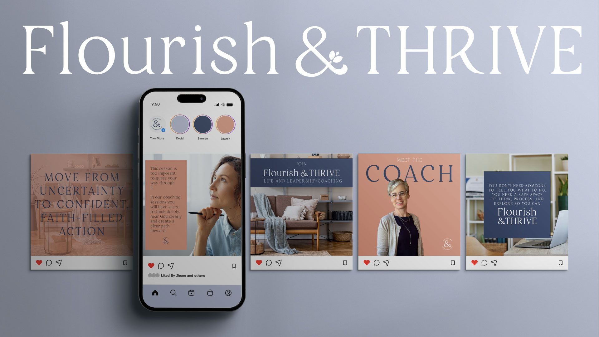 Coaching Service Brand | Brand Identity | Logo Design | Jami Thornsberry Designs